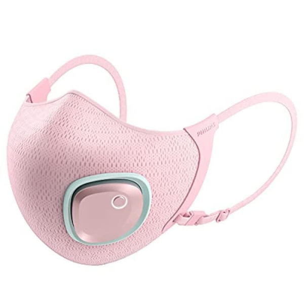 Philips ACM033/02 Elektrisk Andningsmask för Barn – Rosa | Återanvändbar med N95-skydd mot Smitta & Smog
