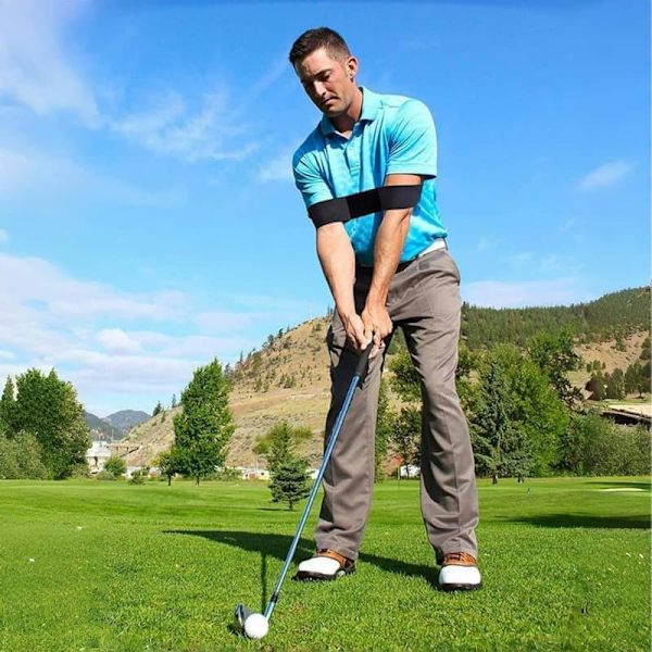 2st Golf Swing träningshjälpmedel, armband för golfsvingsträning, professionell korrigering av rörelsehållning