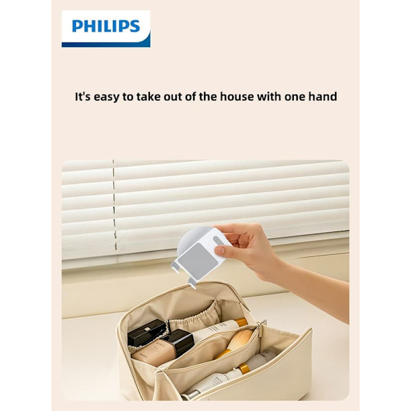 Philips DLK2311B/93 Mobilhållare för Bord | 360° Roterbar & Höjdjusterbar | Fällbart Aluminiumstativ för Surfplatta & Smartphone