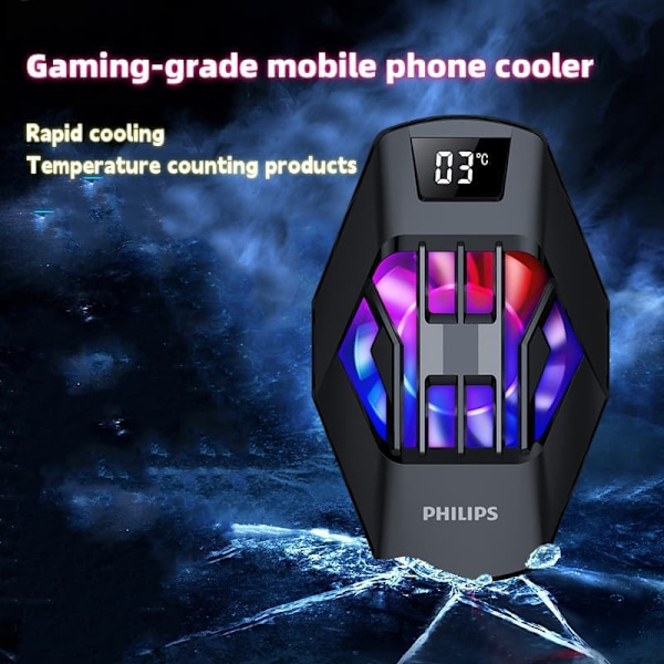 Philips DLK6402B Telefonkylare - Glaciärvit (Flaggskeppsversion) Halvledarkylfläkt