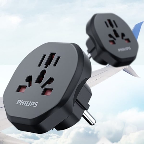Philips Global Travel Socket/Europæisk Standard Konverter Stik/Socket Converter/1002A