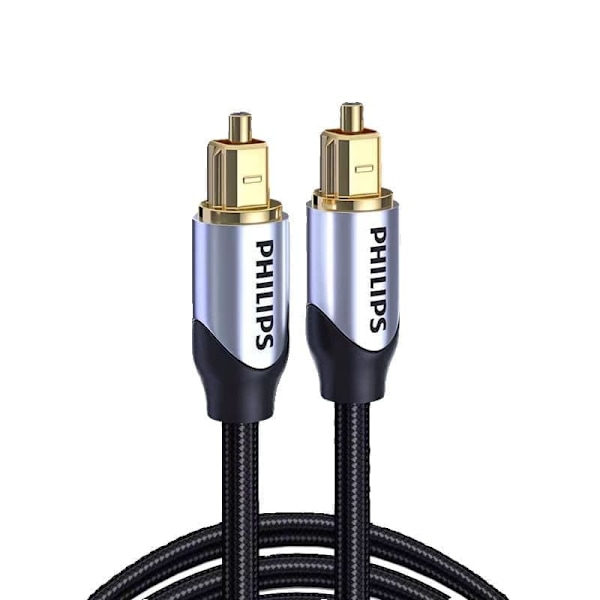 Philips optisk ljudkabel SPDIF Digital Toslink - Ansluter TV, DVD, soundbar, förstärkare - SWR21230/93