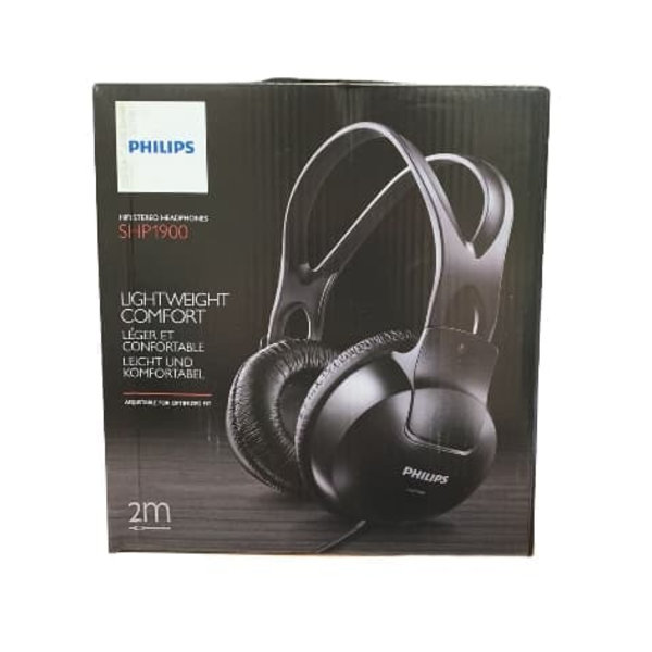 Philips SHP1900 stereoheadset, lätt och bekvämt, 2 meter lång kabel, lämplig för datorer och mobiltelefoner