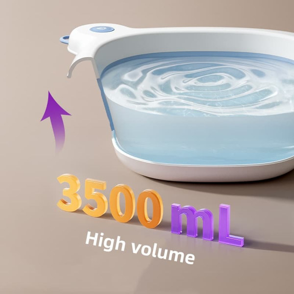 Philips Avent sammenklappelig håndvask 3500 ml - blå (ekstra tyk) | Vægmonterbar og pladsbesparende