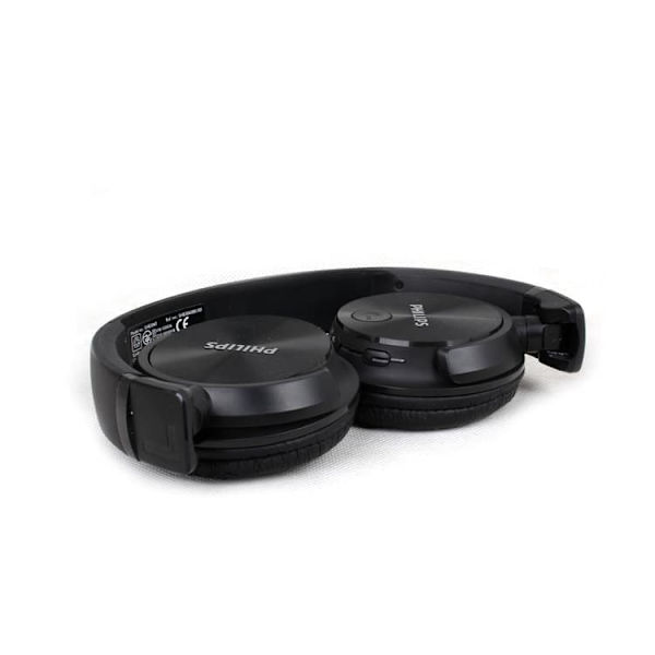 Philips on-ear-hovedtelefoner med ledning, sorte, behagelige over-ear, nyd fordybende lydkvalitet