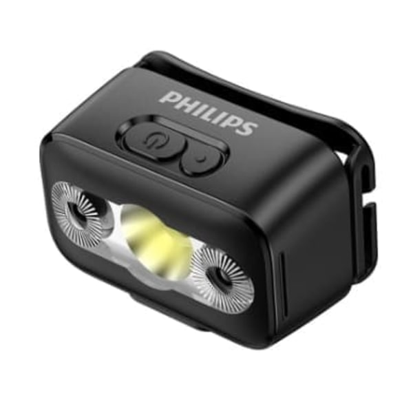 Philips SFL3153RH -otsalamppu hattupidikkeellä kirkas kaksoisvalonlähde punainen ja sininen varoitusvalo induktiopäähän asennettava taskulamppu