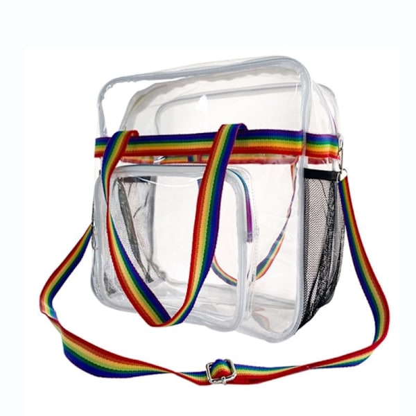 Transparent tygväska Dragkedjeväska Transparent tygväska Transparent necessär Transparent toalettväska