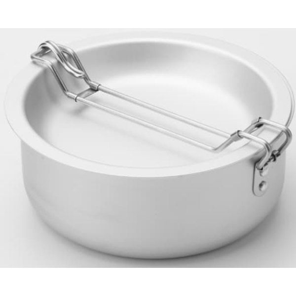 Krukor och stekpannor i ren aluminium lunchlåda middagstallrik stekpanna kokkärl utomhus camping krukor och stekpannor uppsättning bärbara förvaringsb