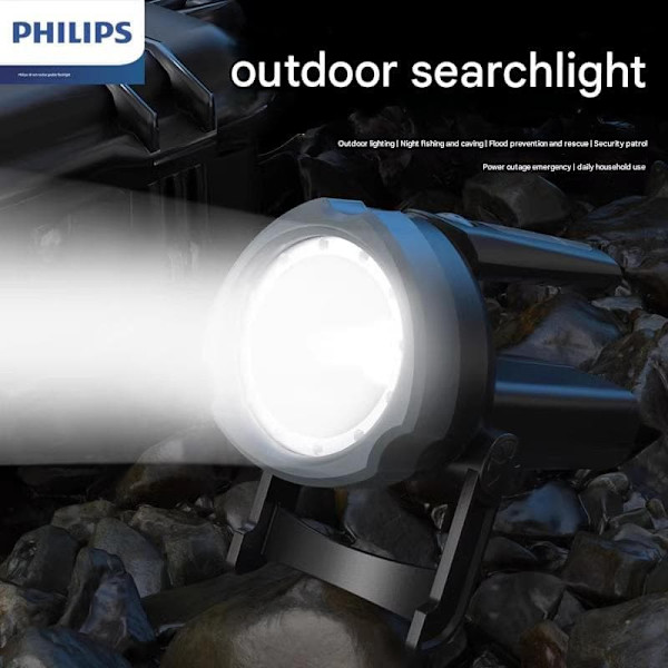 Philips lommelygte SFL3101 nødsøgningslys førte udendørs søgerlys genopladelig multifunktionel bærbar lampe