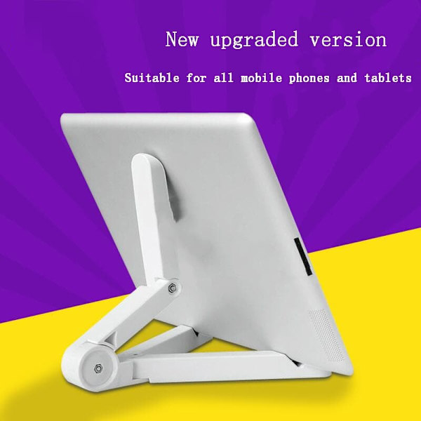 "Detta vita mobilställ med trebensdesign erbjuder stabilitet och flexibilitet i ett minimalistiskt format.