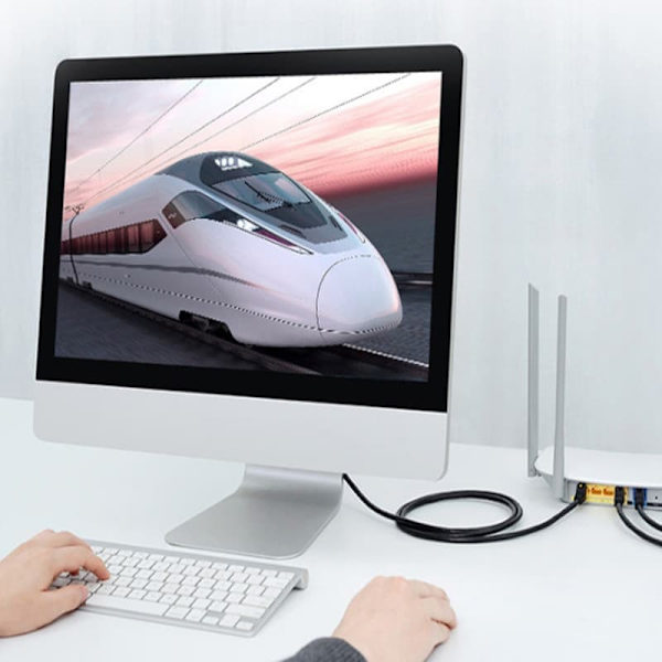 Philips Kategori 8 10 Gigabit Ethernet-kabel Cat8 Gaming Engineering Home Computer Broadband Network Connection Cable 1,5m