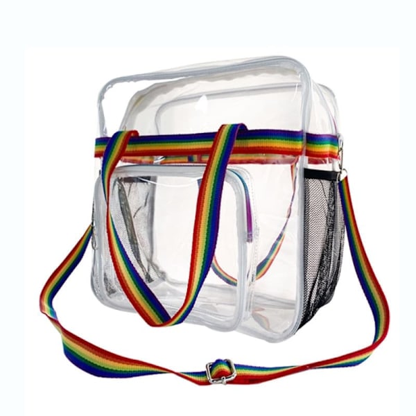 Transparent tygväska Dragkedjeväska Transparent tygväska Transparent necessär Transparent toalettväska