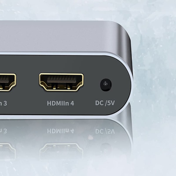 Philips HDMI Switcher Quad Input/Output 4K@60Hz HD 3D -videonäytön jakamiskytkin