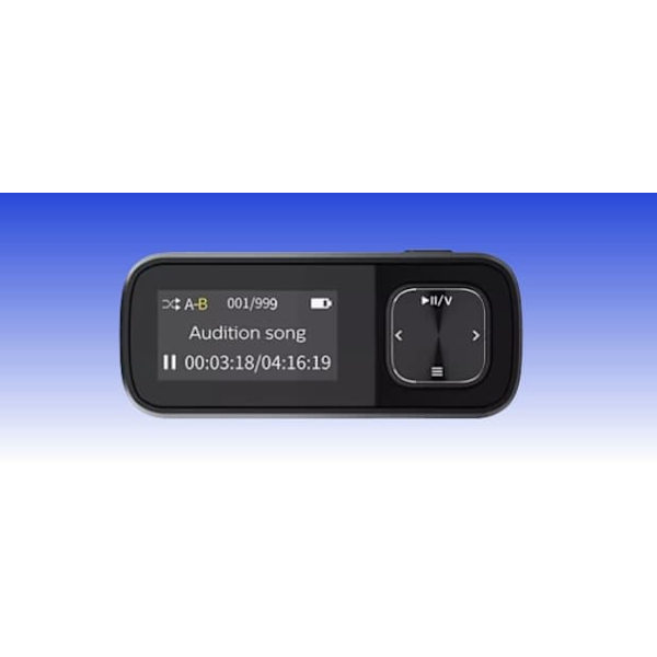 Philips Walkman SA1102 mp3 liten bärbar musikspelare lyssna på låtar
