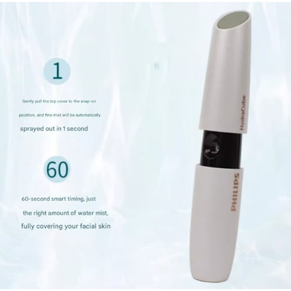 Philips Spray Meter BSC601 Hydration Hydration Beauty Meter Ladattava Mini Kannettava Herätys Nesteytys Kotitalous