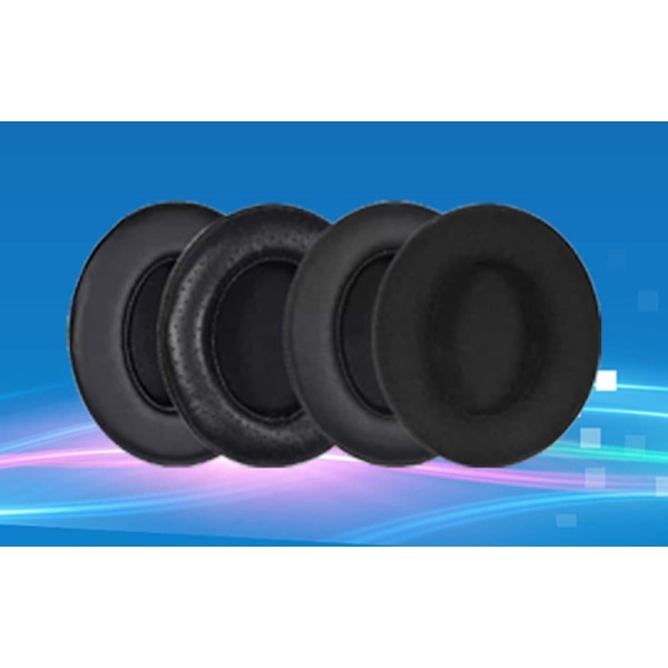 Protein læder + fløjl LR Print sorte ørepuder 1 stk til Philips SHP9500 ørepuder ørepude reservedel