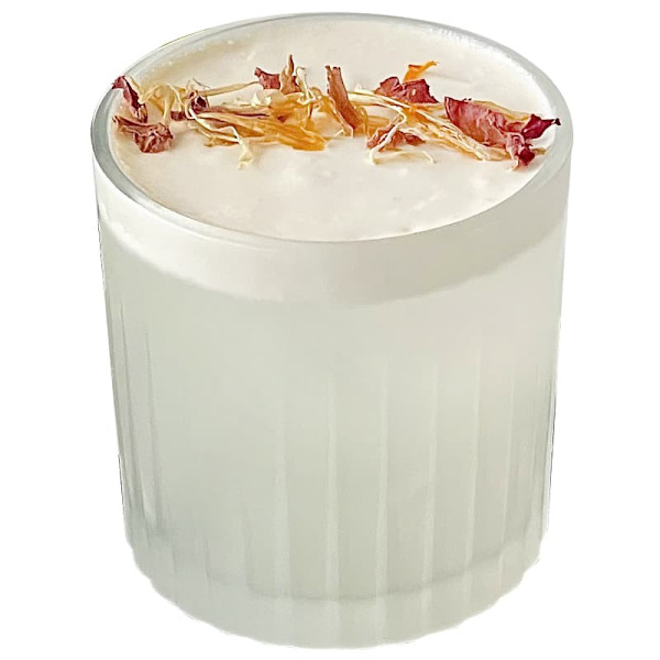 Graverat mjölkglas