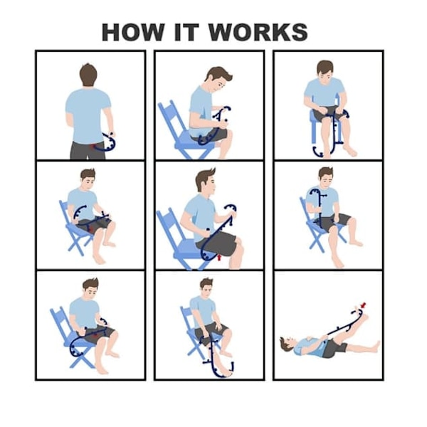 Body Back Buddy Trigger Point Point Massage Stick Enhet Original Point Manuell Massage Stick