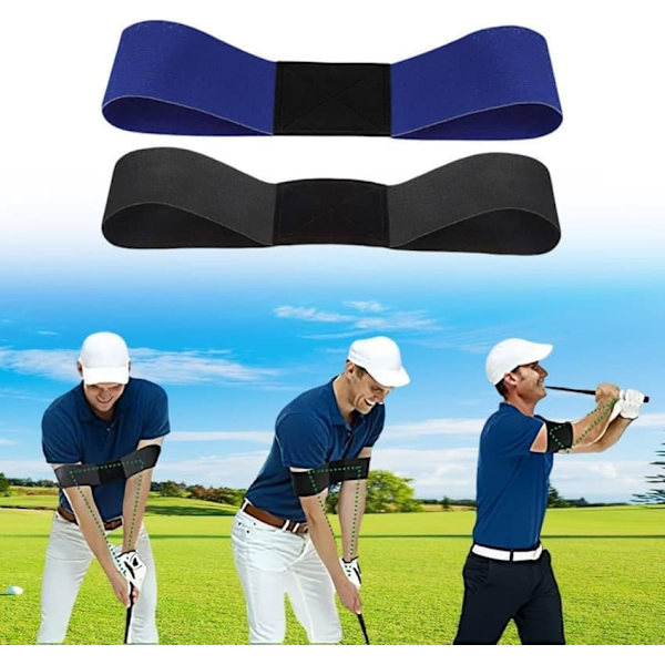 2st Golf Swing träningshjälpmedel, armband för golfsvingsträning, professionell korrigering av rörelsehållning