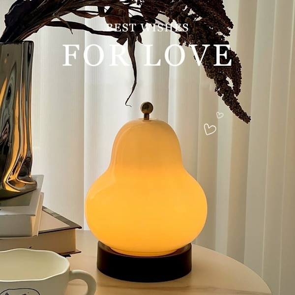 Kalashformad varmljus bordslampa - Kinesisk elegant heminredningslampa