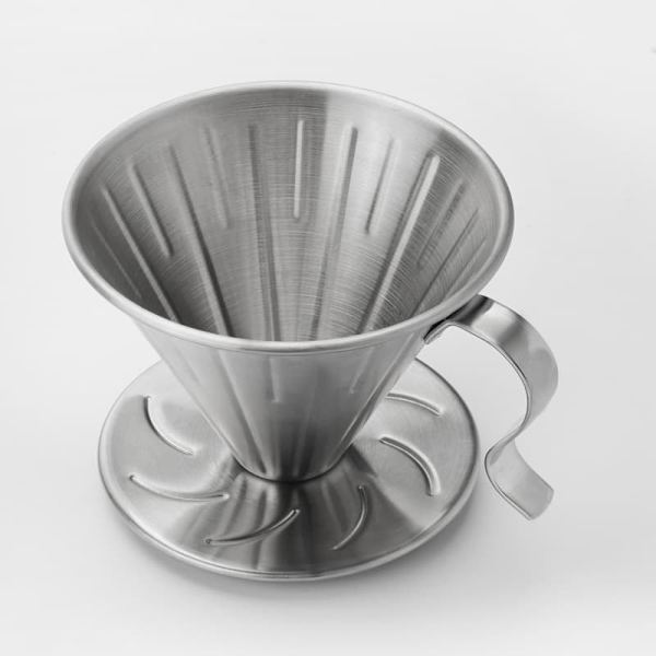304 rostfritt stål kaffedroppmugg Handbryggt kaffefilterkopp Americano kaffedroppfilterkopp droppfiltermugg