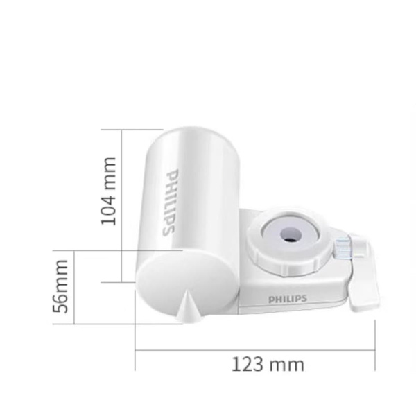 Philips vandfilter til køkkenarmatur WP3928: effektiv rensning, beskytter din families drikkevandssundhed
