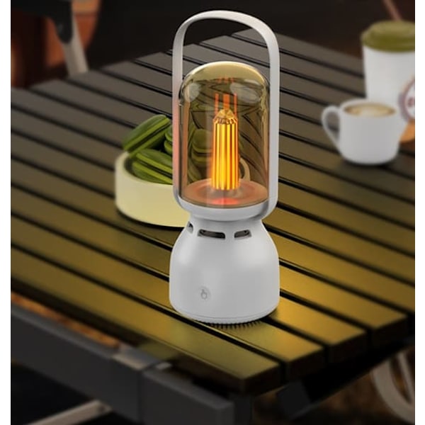 Campinglampa utomhus lång räckvidd campinglampa med ljud vintage atmosfär nattlampa tält camping campinglampa