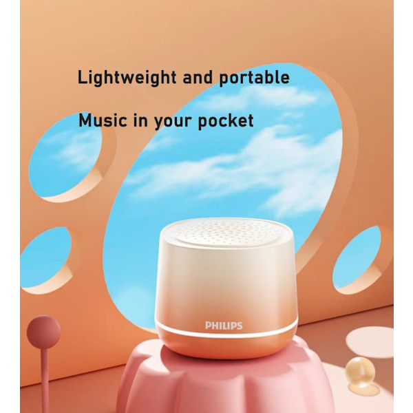 Philipsin langaton Bluetooth-minikaiutin 2025 Uusi minisubwoofer suuren äänenvoimakkuuden Bluetooth-kaiutin