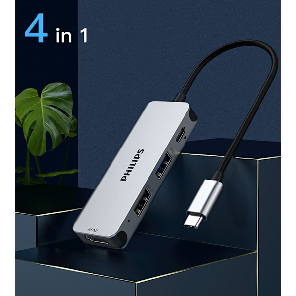 Philips SWR1607G Typ-C-dockningsstation för bärbar dator USB-C-omvandlare