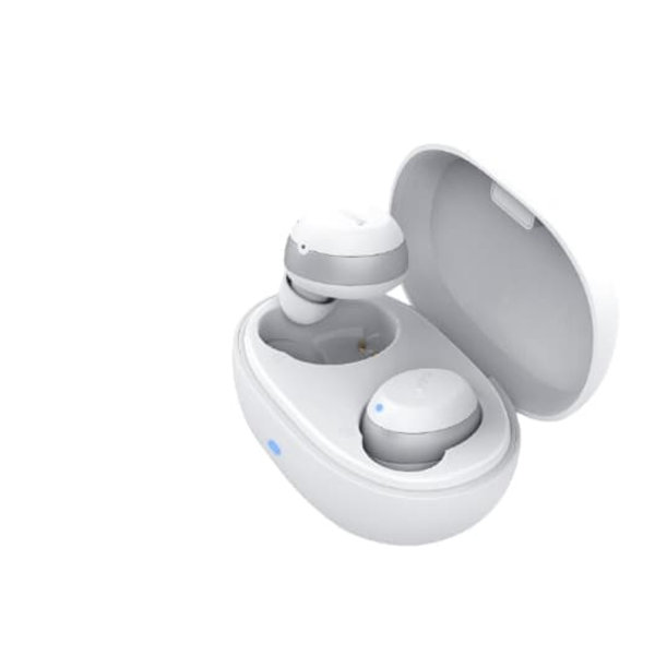 Philips TAT8208 äkta trådlöst Bluetooth-headset, enkelt vitt, bekväm in-ear-upplevelse
