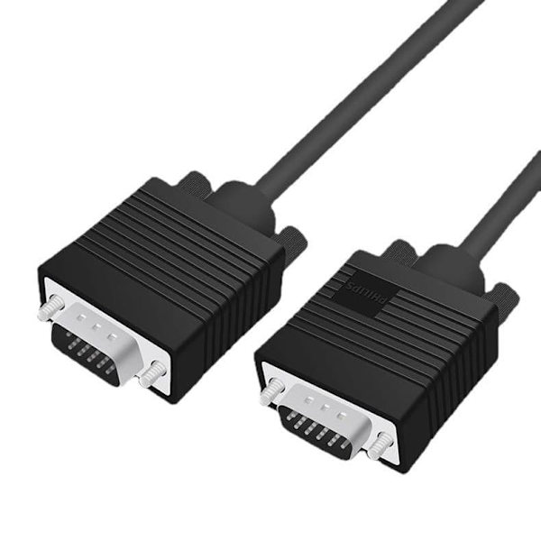 Philips SWV6139 HD VGA-kabel 3 + 6 ren koppar dator värd monitor projektor videoanslutningskabel（1m）*2pcs
