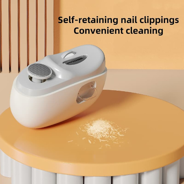 Philips elektrisk nagelklippare och fil - 2025 års modell för spädbarn och seniorer, tyst allt-i-ett-trimmer för händer och fötter