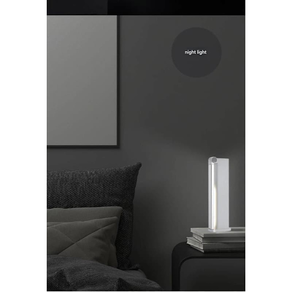 Philips foldbar bærbar skrivebordslampe, genopladelig og indbygget LED-øjenbeskyttelseslampe