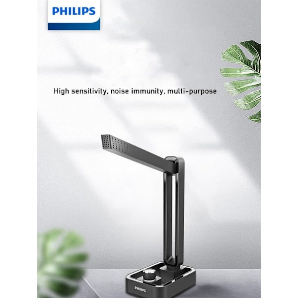 Philips SHM1100 mikrofon bærbar computer stationær USB-spilankerkonference