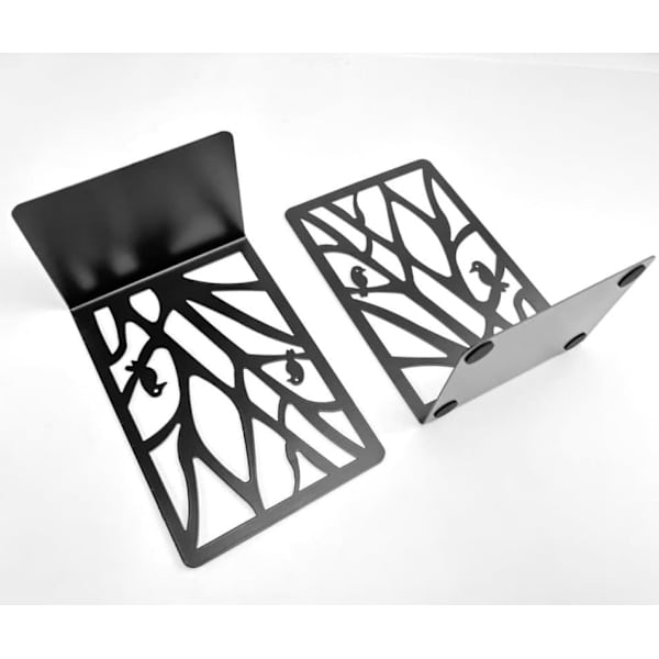 Liukumattomat metalliset kirjatuet 2 kpl Bird