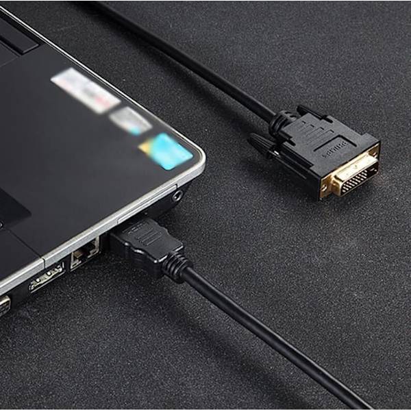 Philips HDMI till DVI adapterkabel 24 +1 digital HD-videokabel anslutningskabel för laptop till projektor