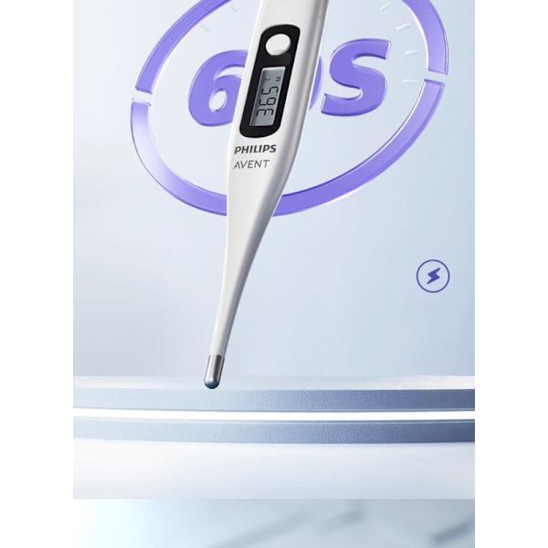 Philips Avent Digital Thermometer AET-E301– High-Precision Medical Thermometer for Babies, Children & Adults