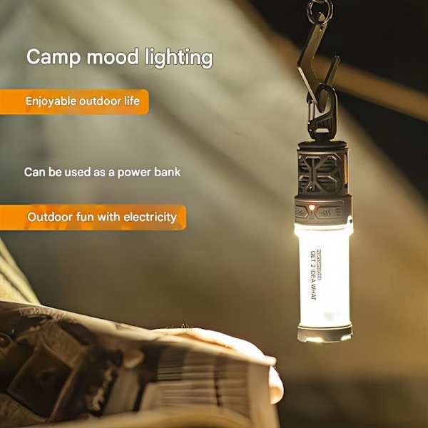 campinglampe elektrisk myg spiral vandtæt belysning multifunktionel bærbar konsol telt myggeafvisende hængende lampe