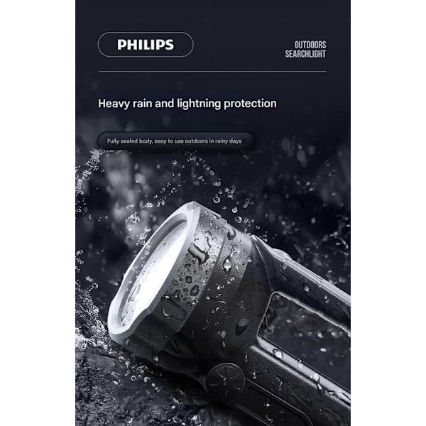 Philips lommelygte SFL3101 nødsøgningslys førte udendørs søgerlys genopladelig multifunktionel bærbar lampe