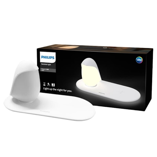Philips nattlampa bärbar magnetisk ögonskydd laddningsbar barnsömn pingvin sovrum babymatning nattlampa bordslampa