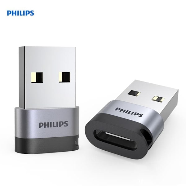 Philips USB 2.0 til Type-C OTG Adapter Converter til Telefon, Laptop, MacBook - SWR3001B/93