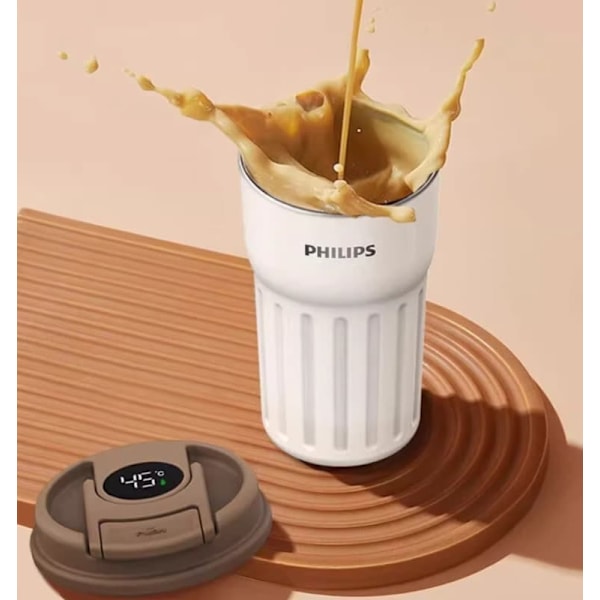 Philips kaffeisoleringskop, intelligent temperaturdisplay med stor kapacitet, keramisk belægning, bærbar vandkop af høj kvalitet AWP2556