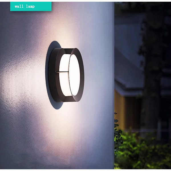 Philips Villa Courtyard Væglampe Dør Begge sider af Væglampe Soveværelse Sengelampe Vaskbar Væglampe