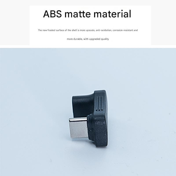 Lämplig för bil mobiltelefon surfplatta u disk adapter U-formad vridhuvud usb till typ-c huvud två-i-ett-omvandlare