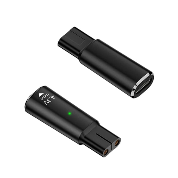 barbermaskine hårklipper type-c interface opladningsadapter 4.3v bærbar konverter barbermaskine netledning tilbehør