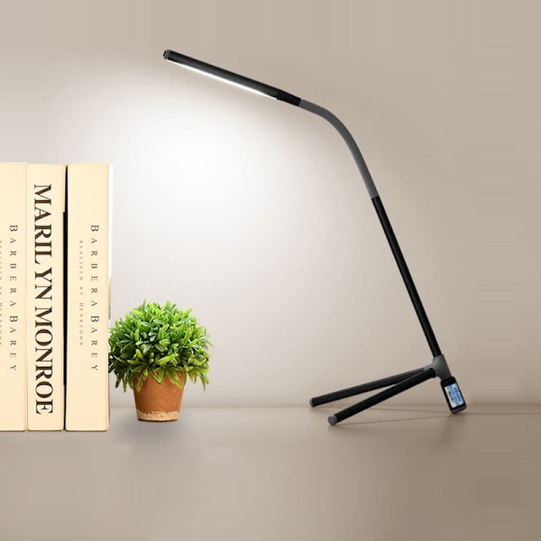 Philips LED Bordlampe Læse-/Studie-/Arbejdslys Lille Bordlampe Til Soveværelse, Natbord, Studenterbord, Sovesal, USB-kabel