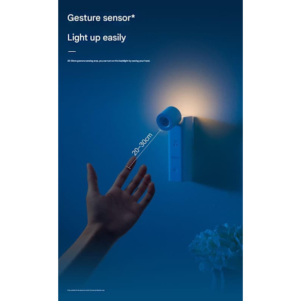 Philips LED-sänglampa, uppladdningsbar läsvägglampa, Coolxuan multifunktionslampa