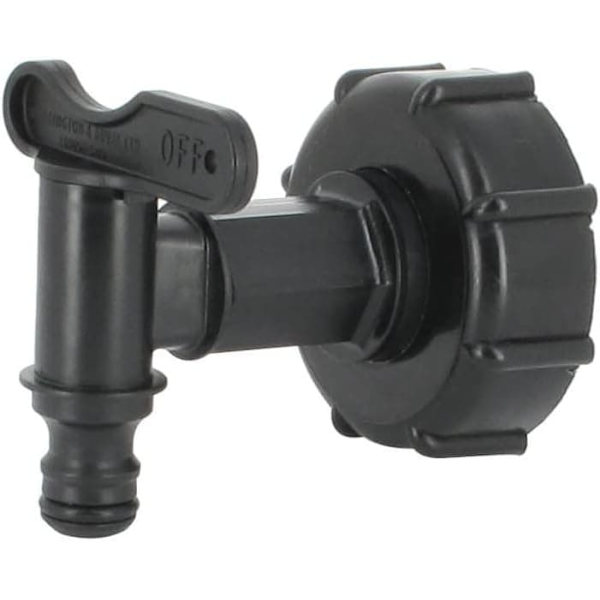 Liitäntä S60X6 - HDPE-hana 1000 litran vesisäiliöön