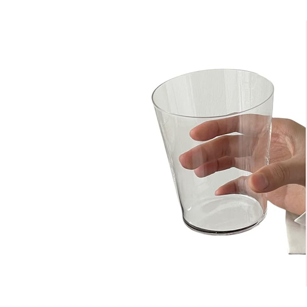 Enkel Transparent Glasbägare