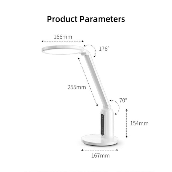 Philips fullspektrum ögonskyddande skrivbordslampa för att förhindra närsynthet